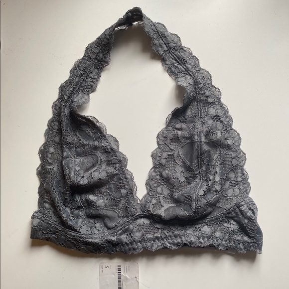 NWT Free People Galloon Lace Halter Bra - Picture 2 of 6
